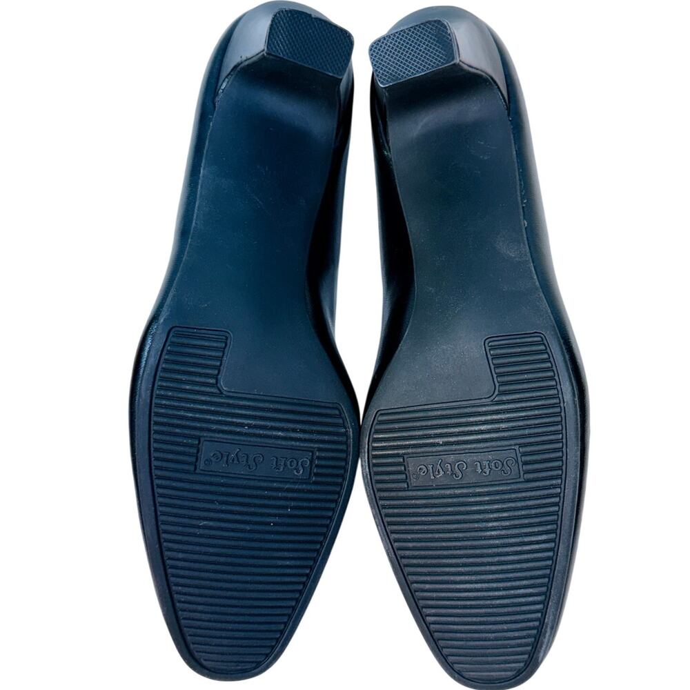 Hush Puppies Woman’s Soft Style Karanan II Black Smooth Sz 9W - Picture 8 of 10